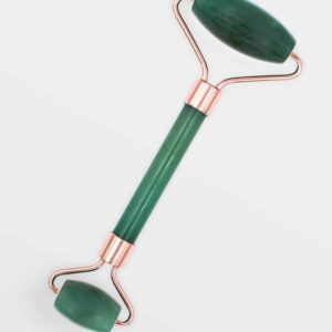 Jade Stone Roller with Rosegold Handles