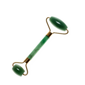 Jade Stone Roller with Gold Handles