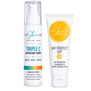 The Skin Lab Glow Protection Triple C Antioxidant Serum 50ml & Day Protect SPF50